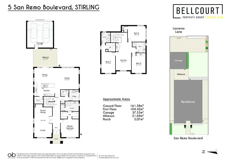 Floorplan of Homely house listing, 5 San Remo Boulevard, Stirling WA 6021