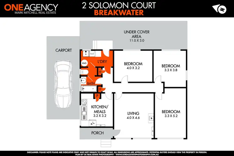 Floorplan of Homely house listing, 2 Solomon Court, Breakwater VIC 3219