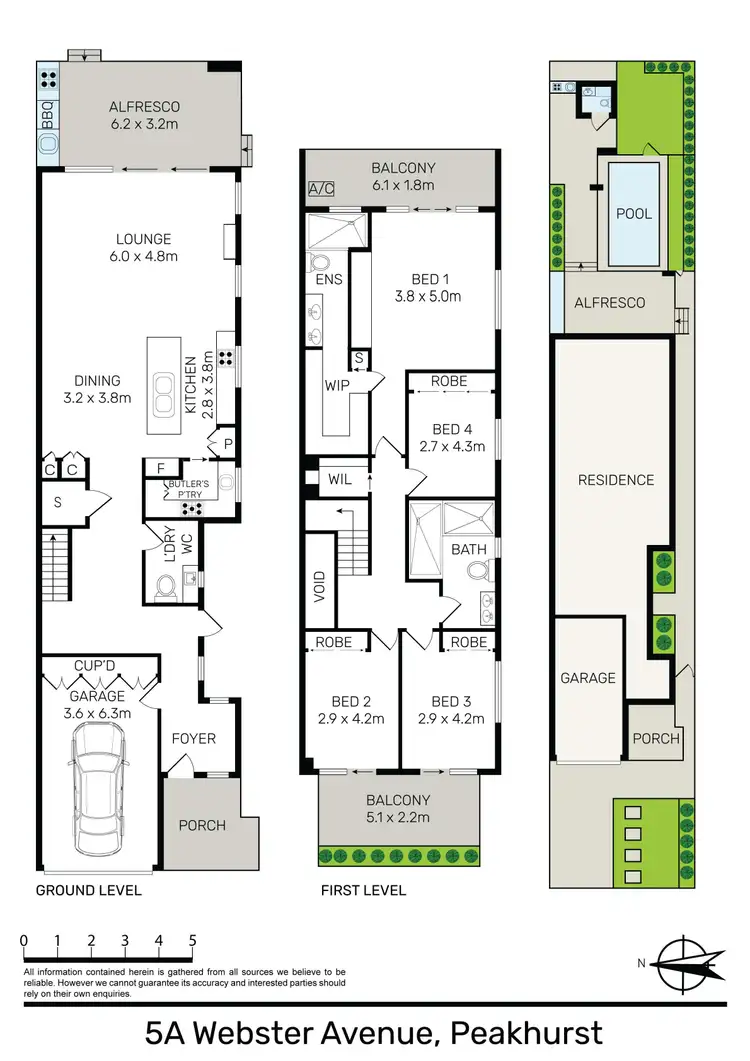 Floorplan of Homely house listing, 5A Webster Avenue, Peakhurst NSW 2210