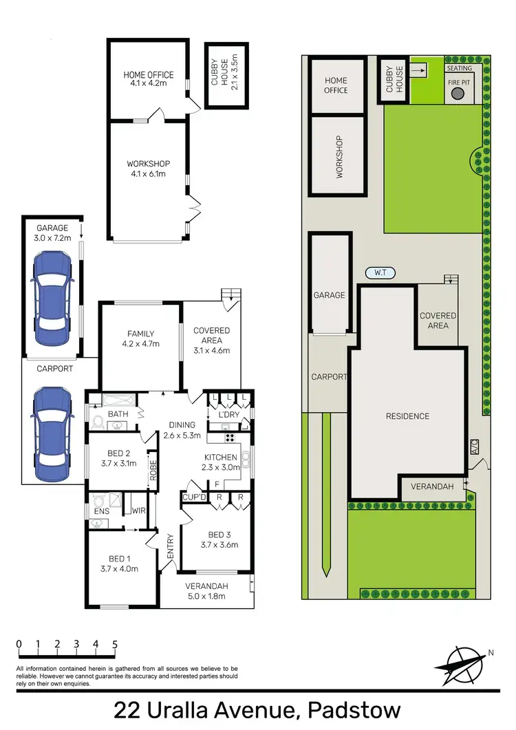 Floorplan of Homely house listing, 22 Uralla Avenue, Padstow NSW 2211