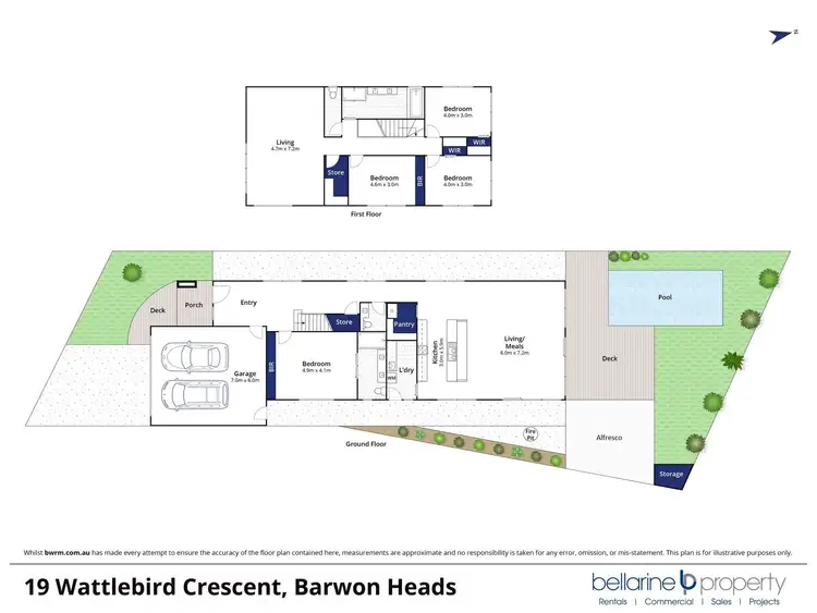 Floorplan of Homely house listing, 19 Wattlebird Crescent, Barwon Heads VIC 3227