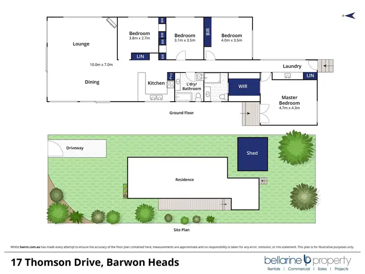 Floorplan of Homely house listing, 17 Thomson Drive, Barwon Heads VIC 3227