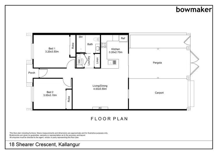 Floorplan of Homely house listing, 18 Shearer Crescent, Kallangur QLD 4503