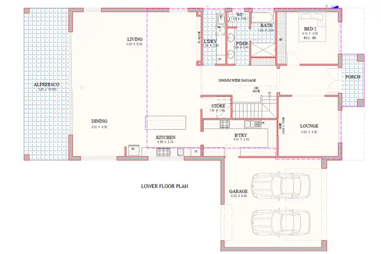 Floorplan of Homely land listing, Lot 1, 8 Fryer Street, Hallett Cove SA 5158