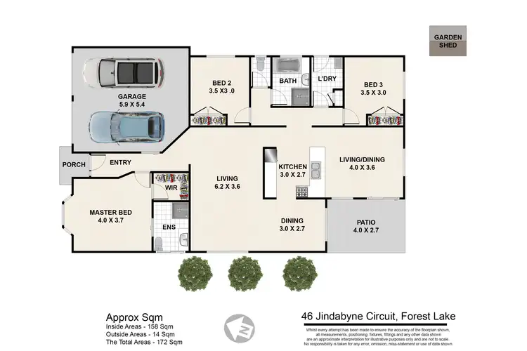 Floorplan of Homely house listing, 46 Jindabyne Circuit, Forest Lake QLD 4078