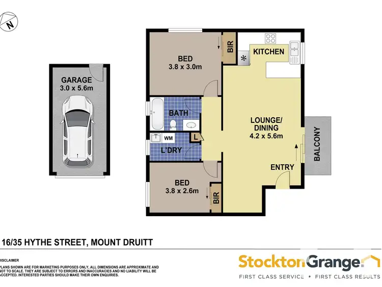 Floorplan of Homely apartment listing, 16/35 Hythe Street, Mount Druitt NSW 2770
