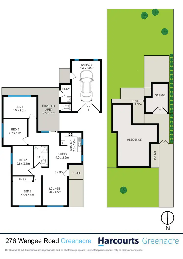 Floorplan of Homely house listing, 276 Wangee Road, Greenacre NSW 2190