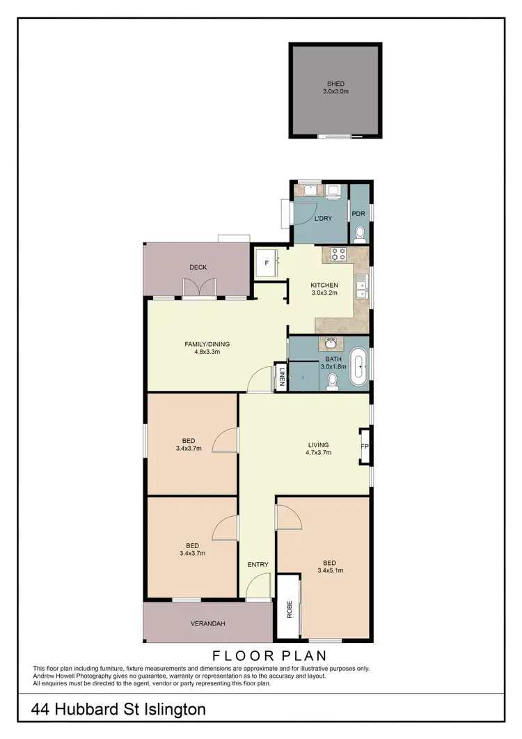 Floorplan of Homely house listing, 44 Hubbard Street, Islington NSW 2296