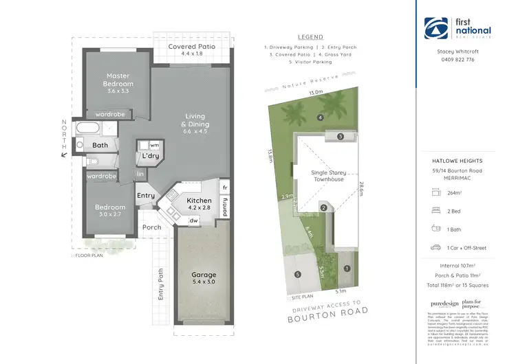 Floorplan of Homely villa listing, 59/14 Bourton Road, Merrimac QLD 4226