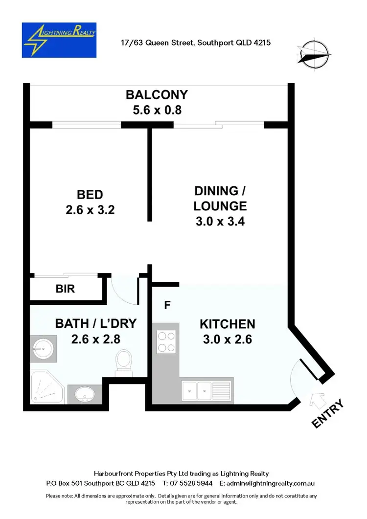 Floorplan of Homely apartment listing, 17/63 Queen Street, Southport QLD 4215