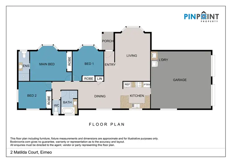 Floorplan of Homely house listing, 2 Matilda Court, Eimeo QLD 4740