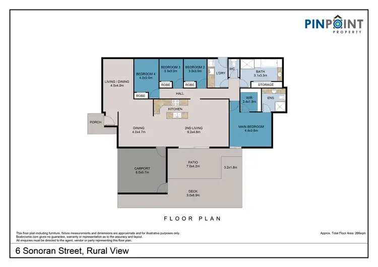 Floorplan of Homely house listing, 6 Sonoran Street, Rural View QLD 4740