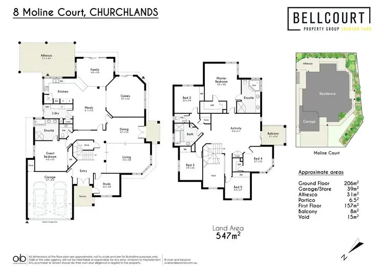 Floorplan of Homely house listing, 8 Moline Court, Churchlands WA 6018