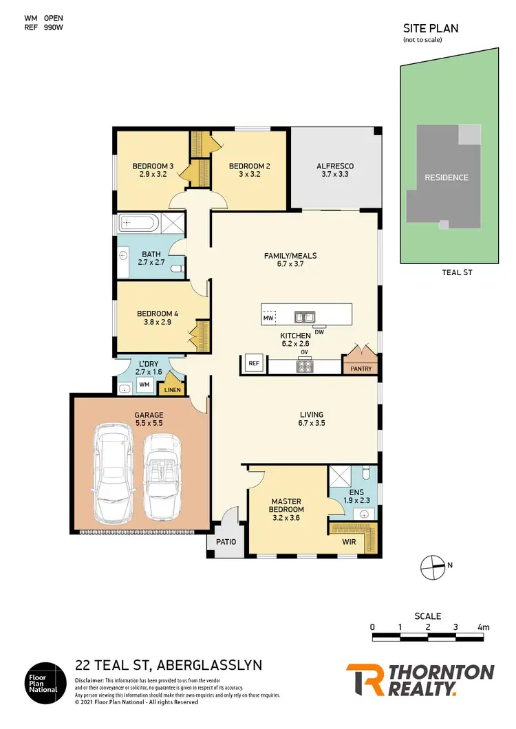 Floorplan of Homely house listing, 22 Teal Street, Aberglasslyn NSW 2320