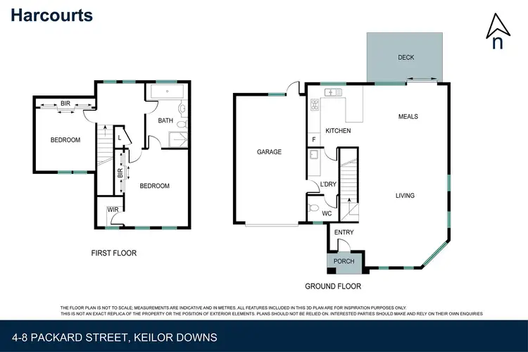 Floorplan of Homely townhouse listing, 4/8 Packard Street, Keilor Downs VIC 3038