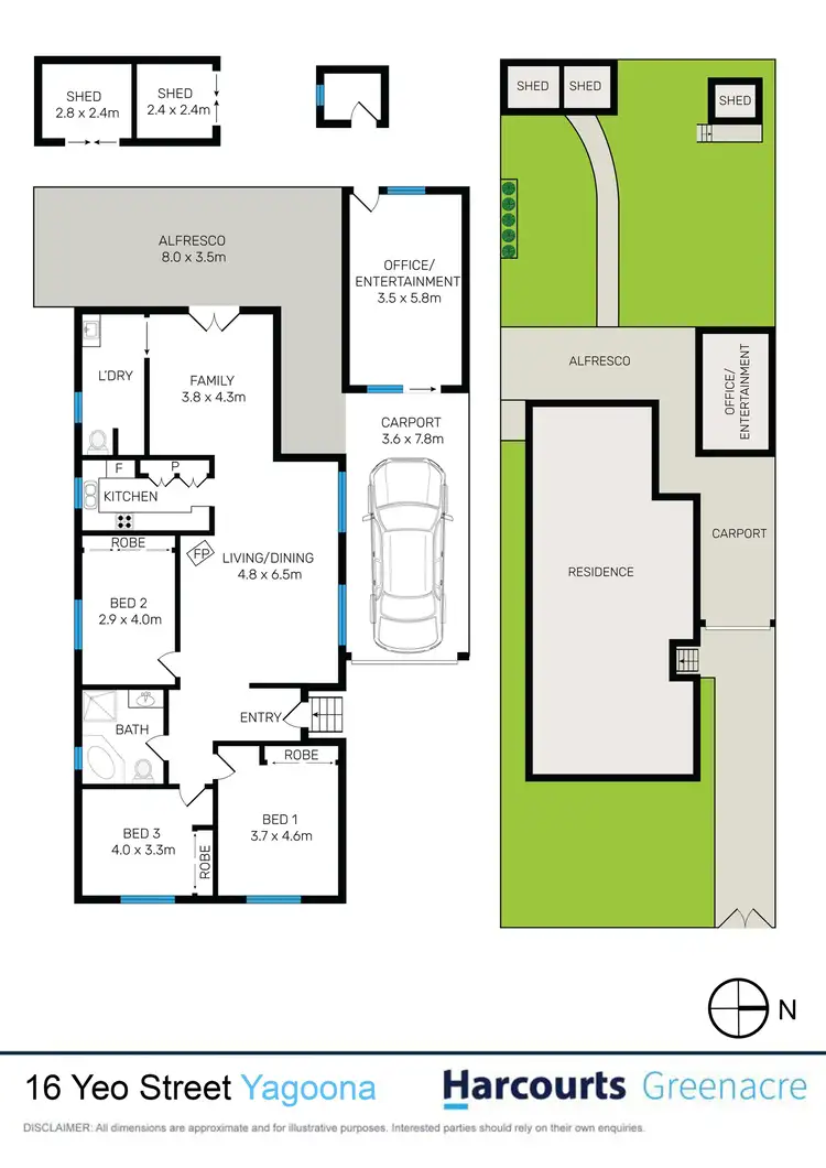 Floorplan of Homely house listing, 16 Yeo Street, Yagoona NSW 2199