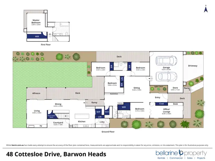 Floorplan of Homely house listing, 48 Cottesloe Drive, Barwon Heads VIC 3227