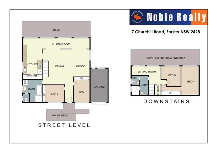 Floorplan of Homely house listing, 7 Churchill Road, Forster NSW 2428