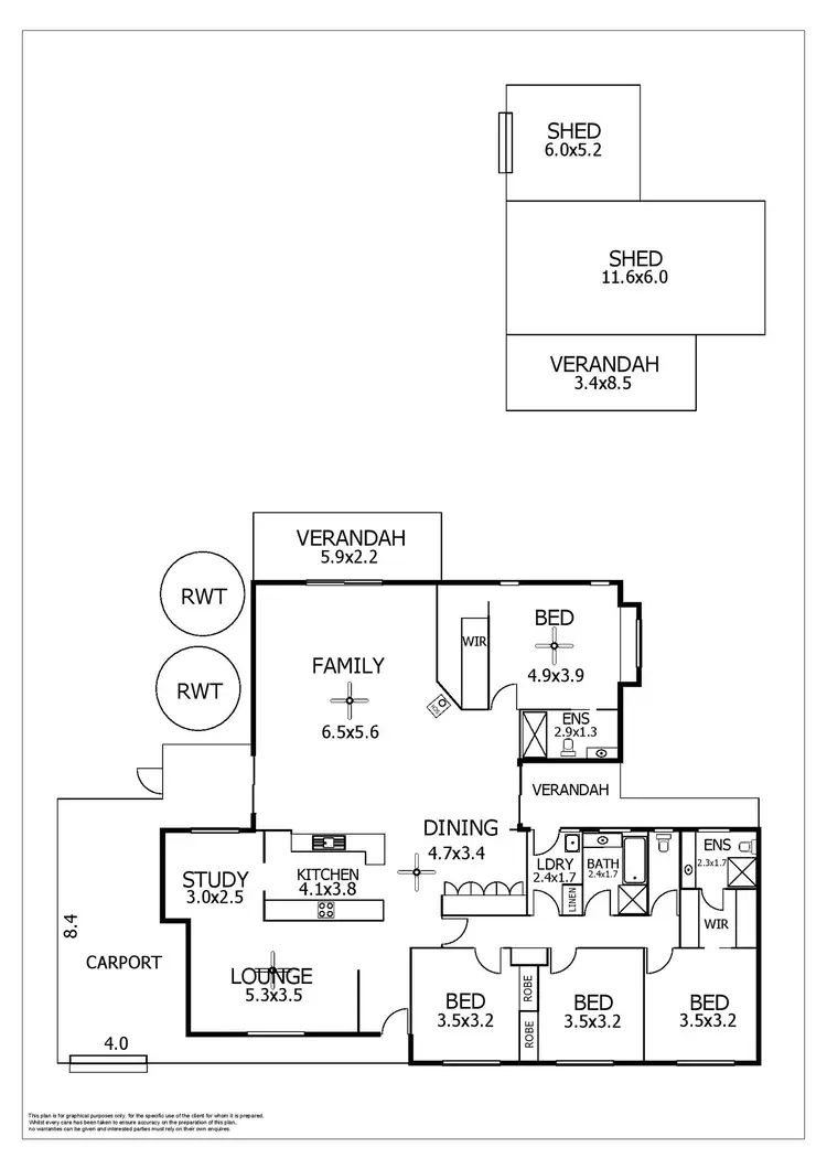 Floorplan of Homely house listing, 13 Reserve Drive, Murray Bridge SA 5253