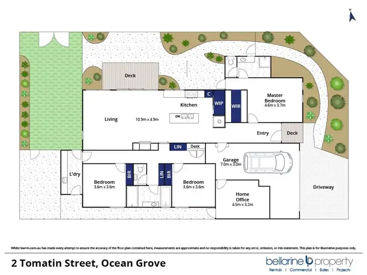 Floorplan of Homely house listing, 2 Tomatin Street, Ocean Grove VIC 3226