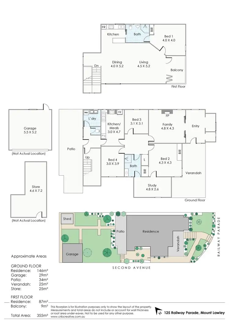 Floorplan of Homely house listing, 125 Railway Parade, Mount Lawley WA 6050