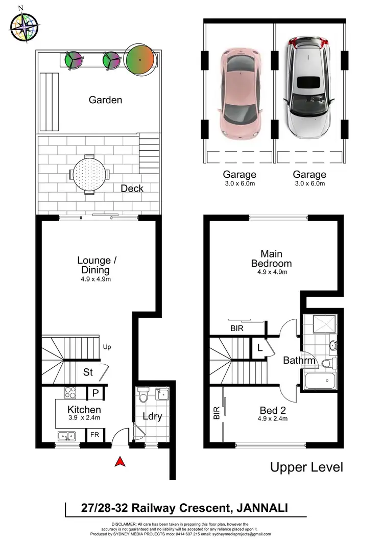 Floorplan of Homely townhouse listing, 27/28-32 Railway Crescent, Jannali NSW 2226