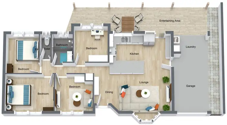 Floorplan of Homely house listing, 86 Golden Grove Drive, Bentley Park QLD 4869