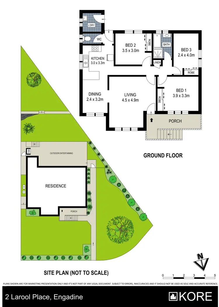 Floorplan of Homely house listing, 2 Larool Place, Engadine NSW 2233