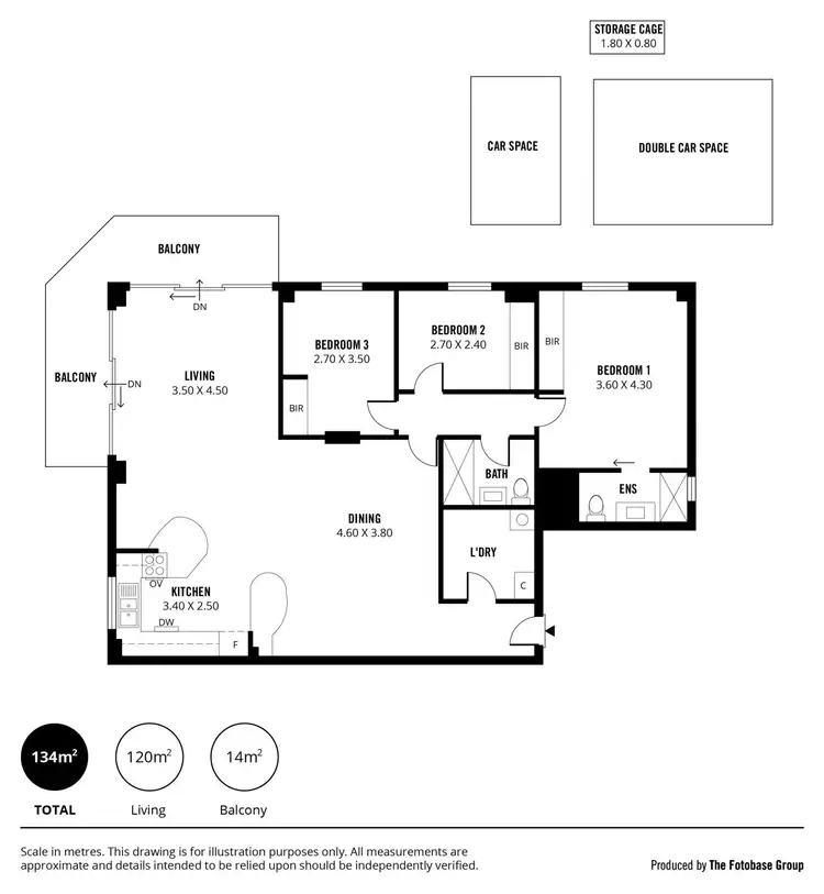 Floorplan of Homely apartment listing, 3b/13-14 North Esplanade, Glenelg North SA 5045