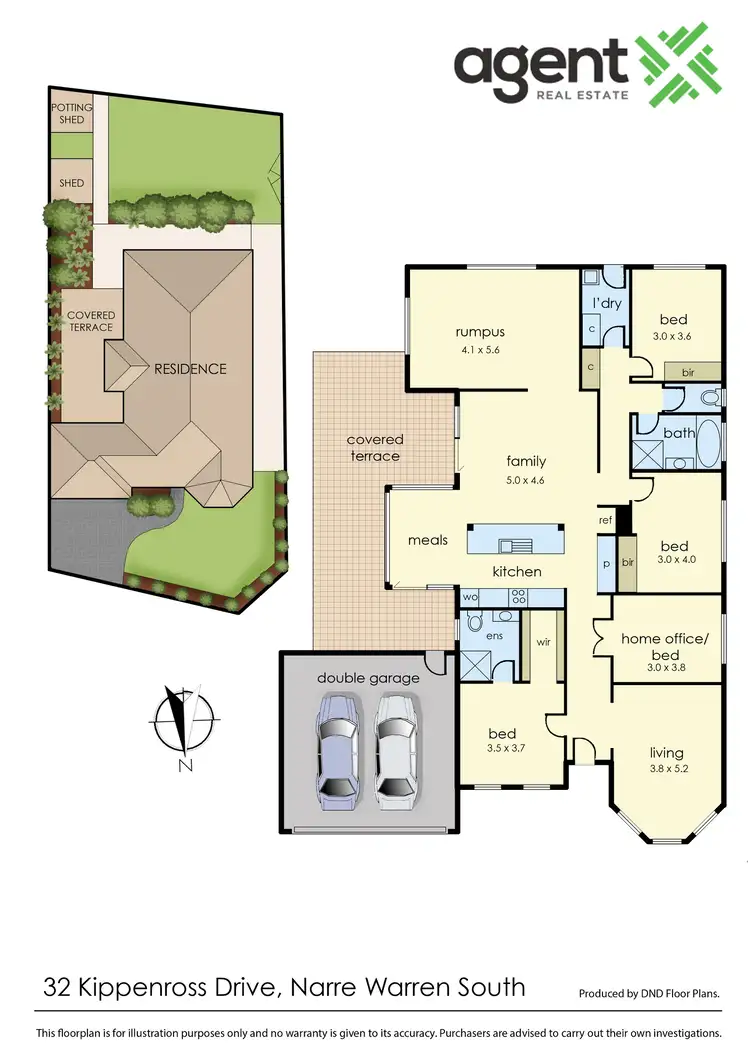 Floorplan of Homely house listing, 32 Kippenross Drive, Narre Warren South VIC 3805