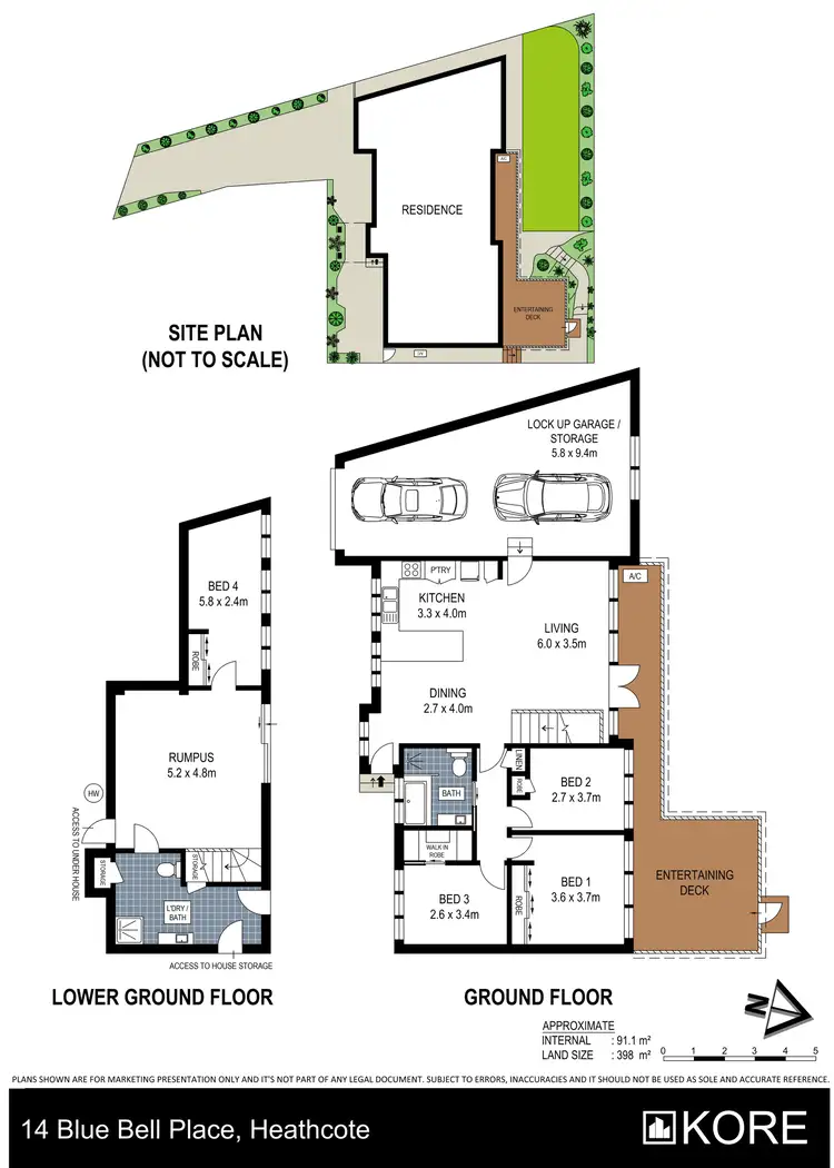 Floorplan of Homely house listing, 14 Blue Bell Place, Heathcote NSW 2233