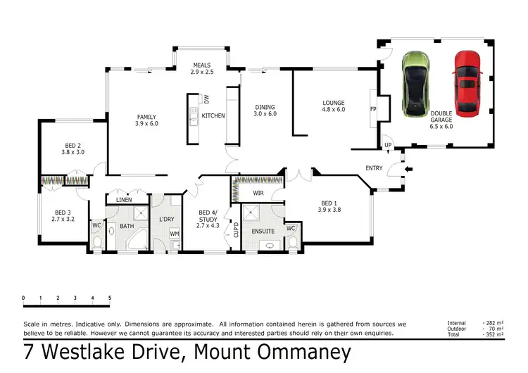 Floorplan of Homely house listing, 7 Westlake Drive, Mount Ommaney QLD 4074