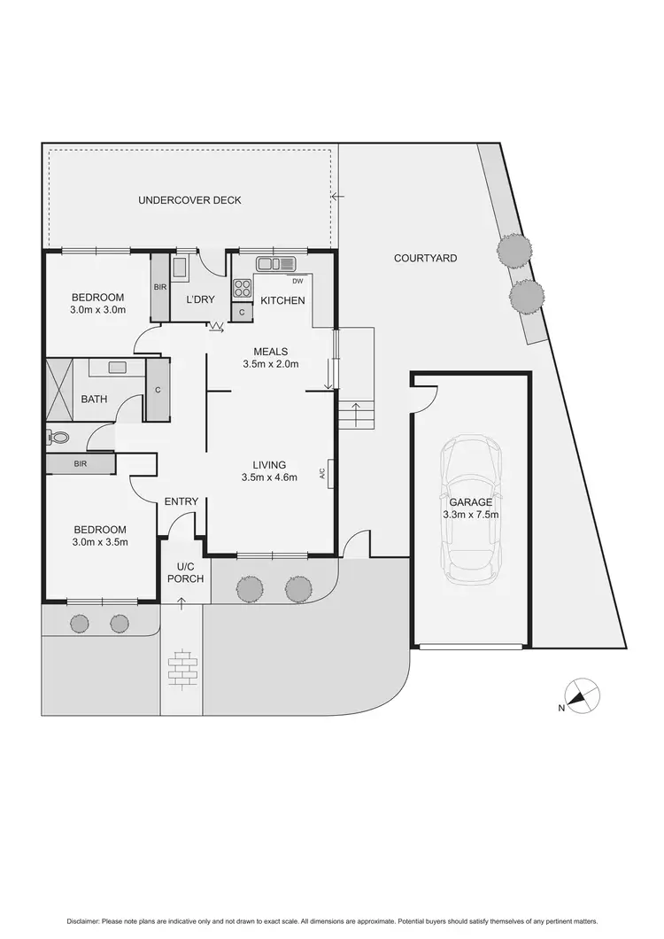 Floorplan of Homely unit listing, 3/15-17 Watt Street, Airport West VIC 3042