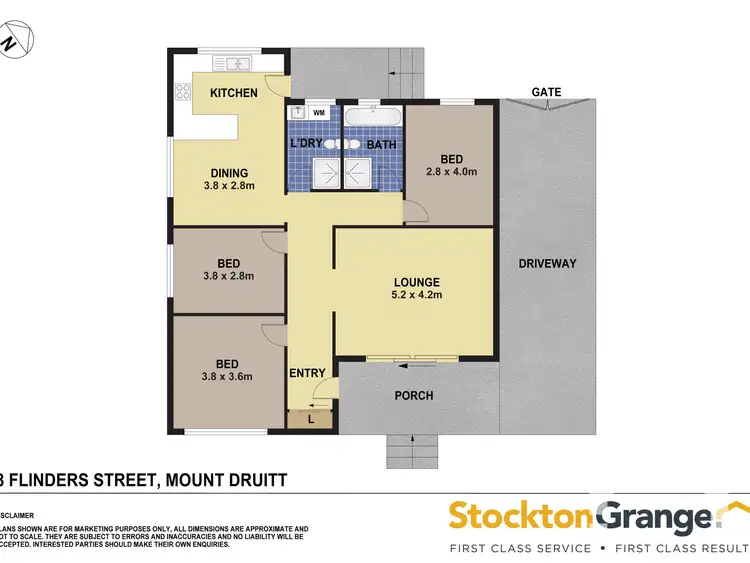 Floorplan of Homely house listing, 8 Flinders Street, Mount Druitt NSW 2770