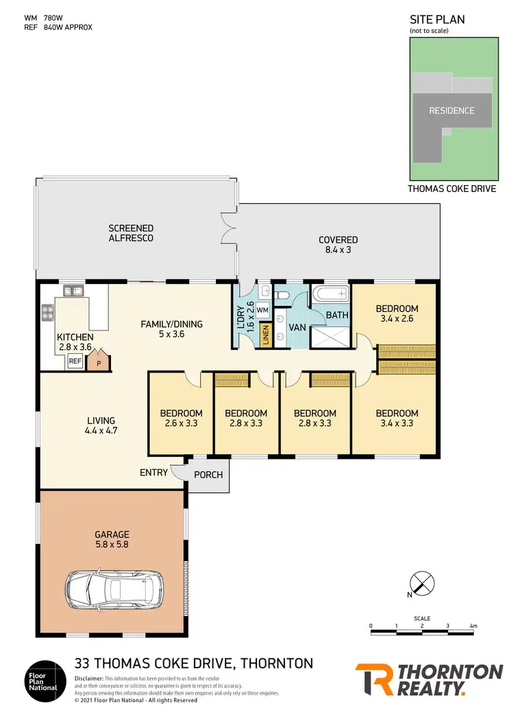 Floorplan of Homely house listing, 33 Thomas Coke Drive, Thornton NSW 2322