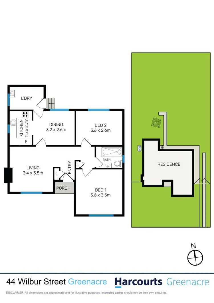 Floorplan of Homely house listing, 44 Wilbur Street, Greenacre NSW 2190