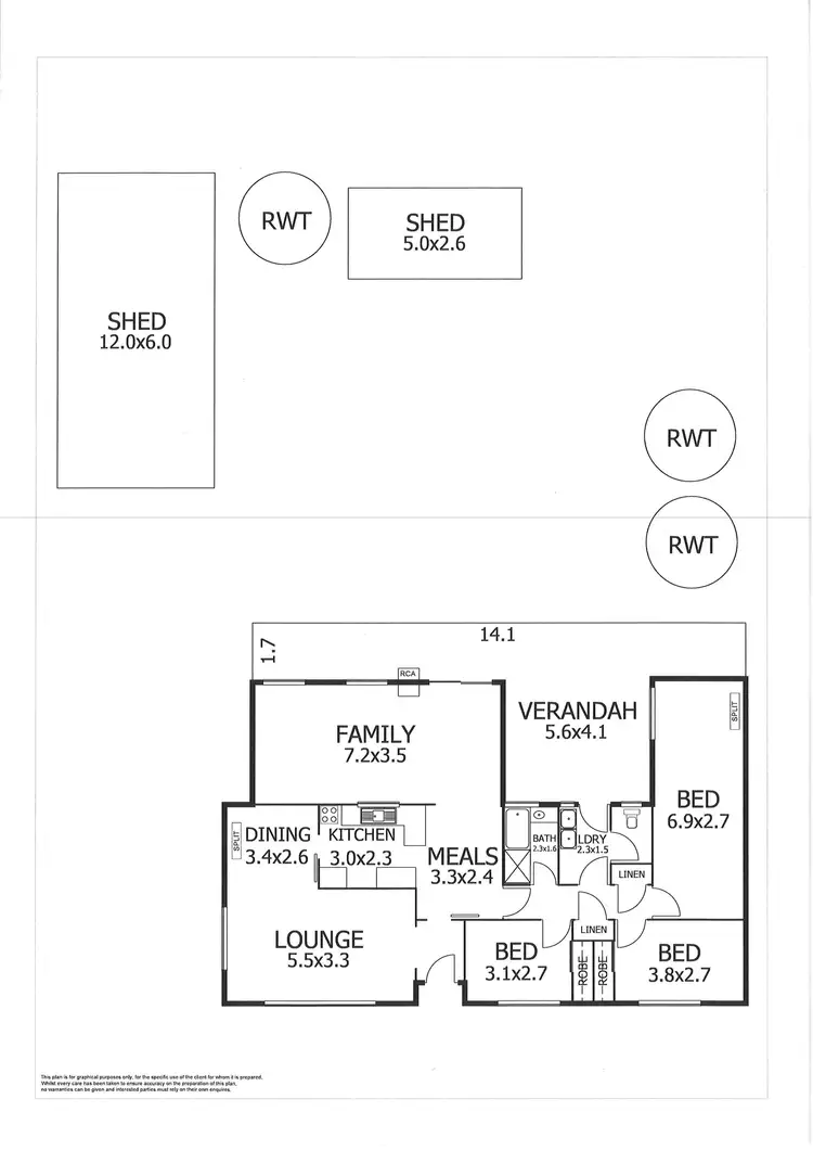 Floorplan of Homely house listing, 33 Maurice Road, Murray Bridge SA 5253