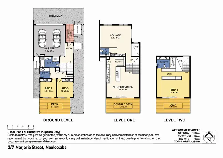Floorplan of Homely semi-detached listing, 2/7 Marjorie Street, Mooloolaba QLD 4557