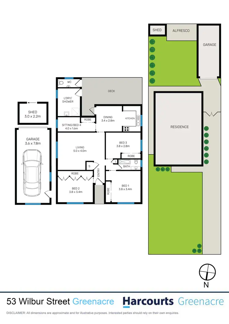 Floorplan of Homely house listing, 53 Wilbur Street, Greenacre NSW 2190