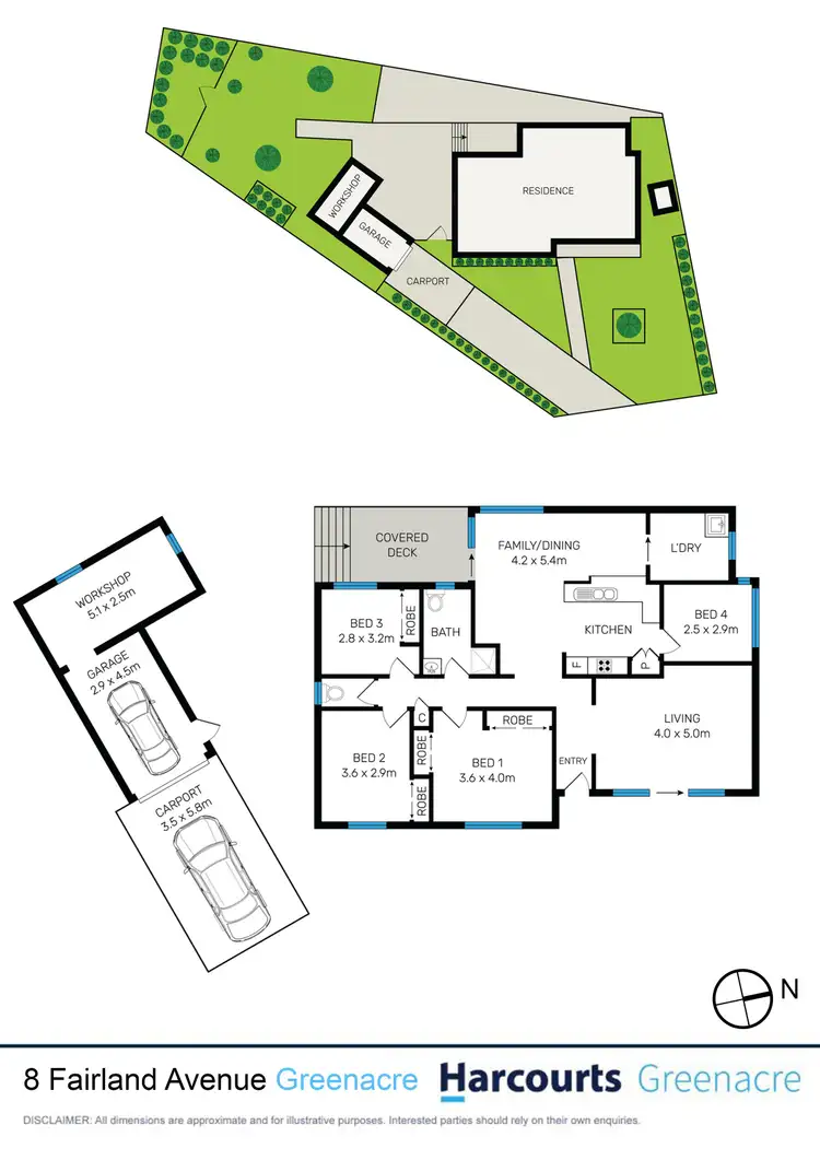 Floorplan of Homely house listing, 8 Fairland Ave, Greenacre NSW 2190