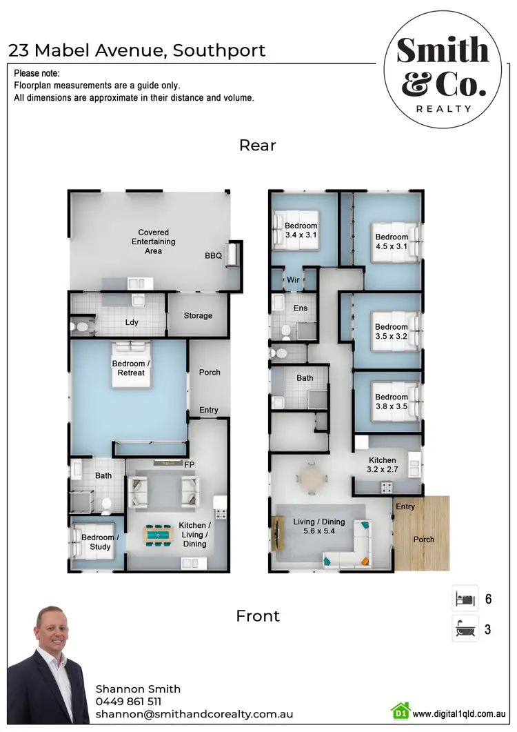 Floorplan of Homely house listing, 23 Mabel Avenue, Southport QLD 4215