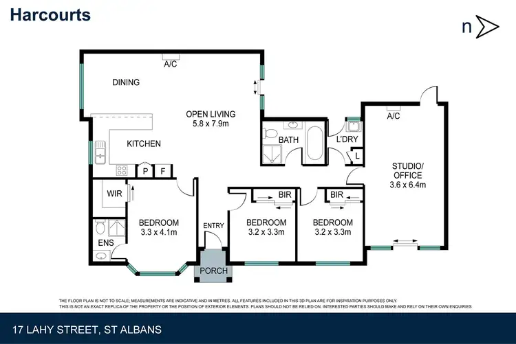 Floorplan of Homely house listing, 17 Lahy Street, St Albans VIC 3021
