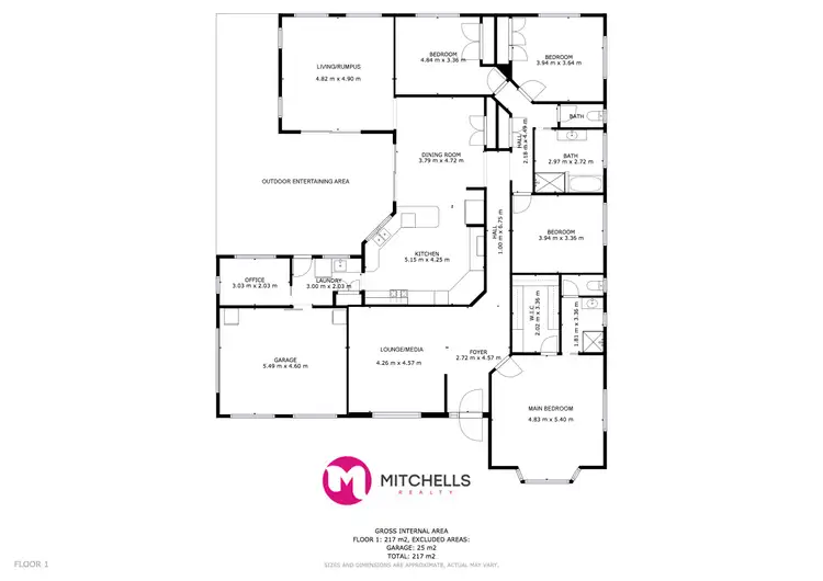Floorplan of Homely house listing, 11-15 Mungara Court, Wondunna QLD 4655