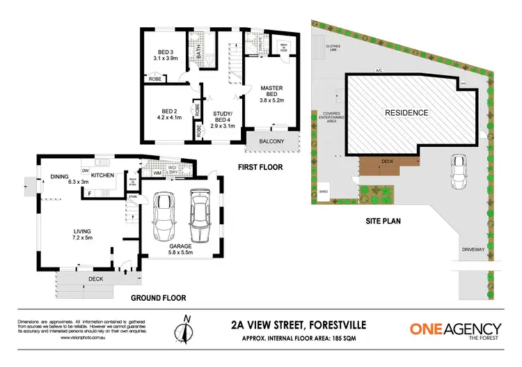 Floorplan of Homely house listing, 2A View Street, Forestville NSW 2087