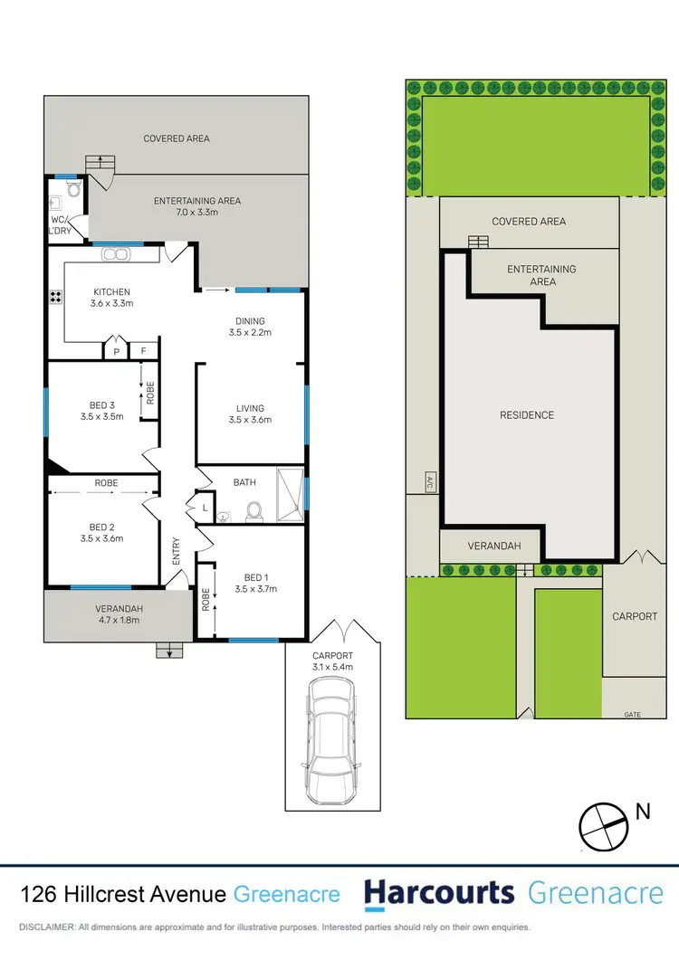 Floorplan of Homely house listing, 126 Hillcrest Ave, Greenacre NSW 2190