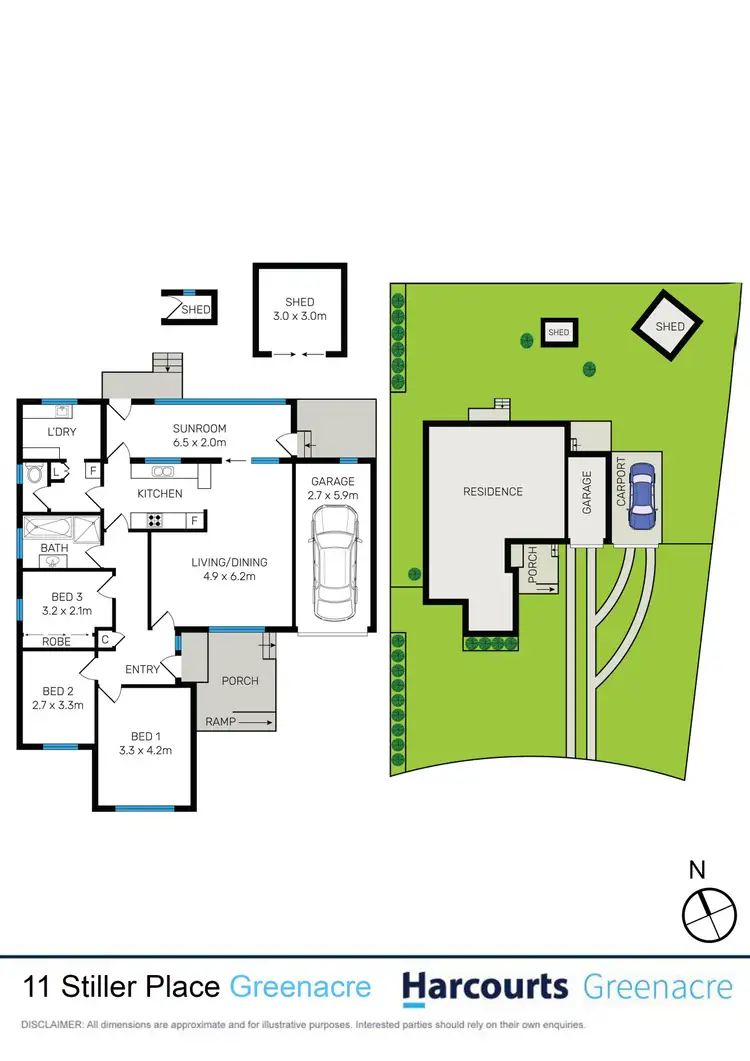Floorplan of Homely house listing, 11 Stiller Place, Greenacre NSW 2190