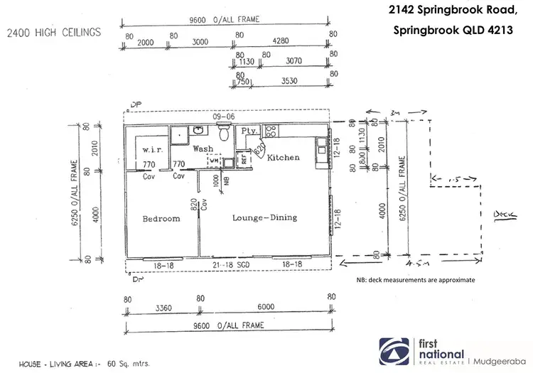 Floorplan of Homely house listing, 2142 Springbrook Road, Springbrook QLD 4213