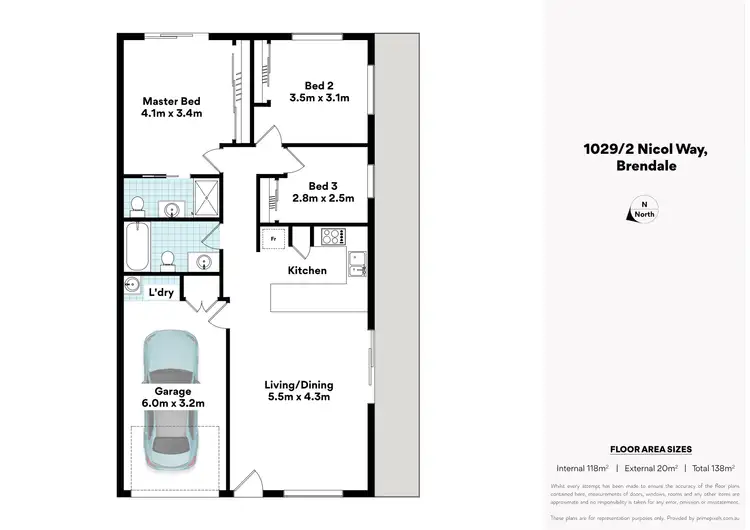Floorplan of Homely villa listing, 1029/2 Nicol Way, Brendale QLD 4500