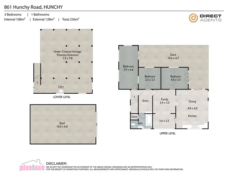 Floorplan of Homely house listing, 861 Hunchy Road, Hunchy QLD 4555