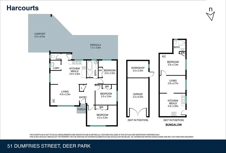 Floorplan of Homely house listing, 51 Dumfries Street, Deer Park VIC 3023